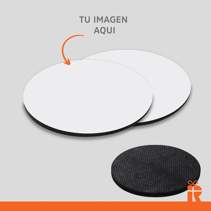 Posavasos de goma redondos personalizados  1