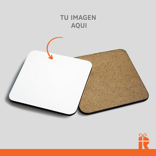 Posavasos mdf cuadrados personalizados 1