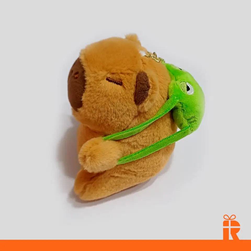 Mini peluche llavero capibara 2