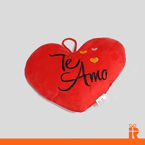 Peluche corazón te amo personalizado