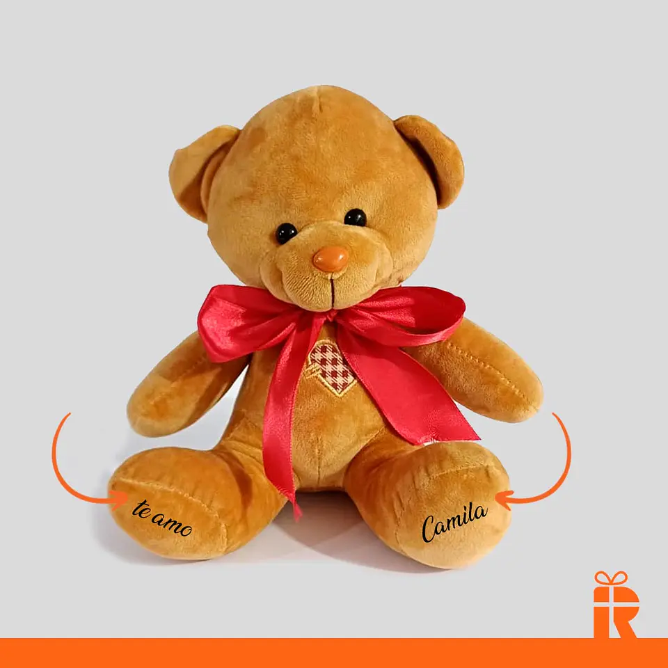 Peluche Osito 23cm personalizado 3