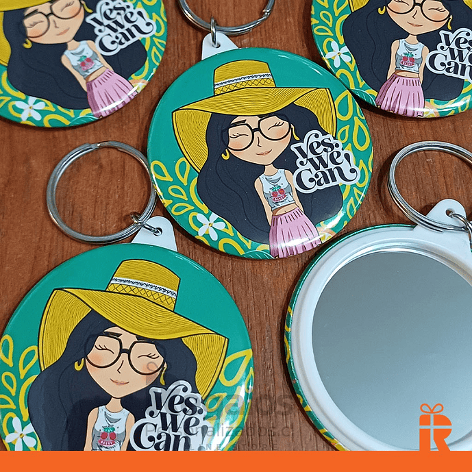 LLavero espejo diseño dia de la Mujer 2