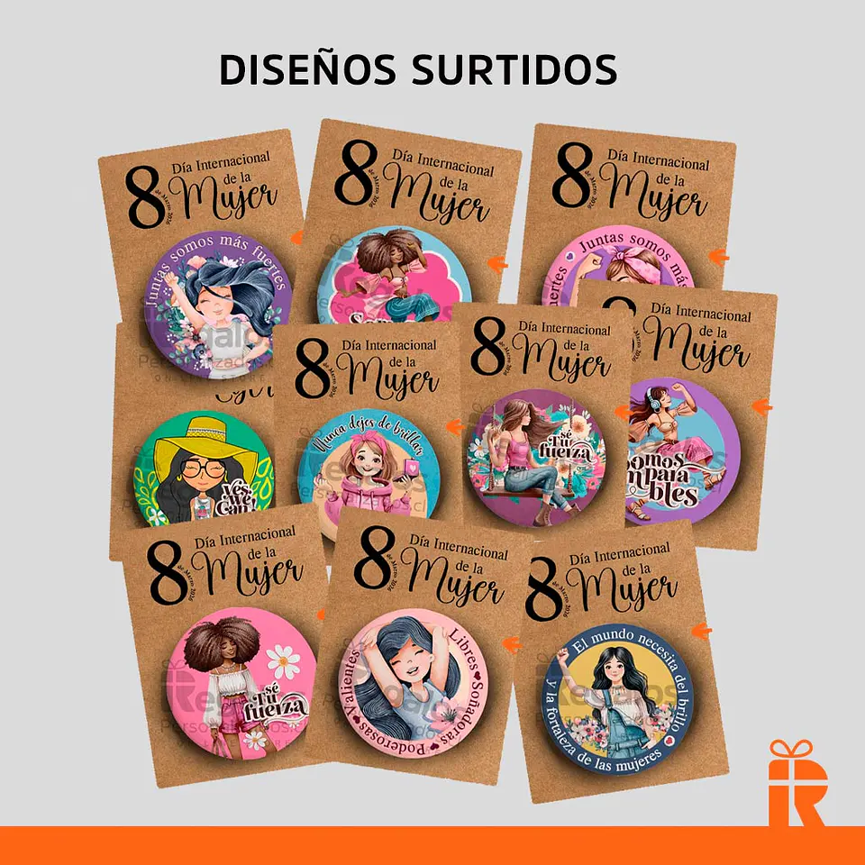 LLavero espejo diseño dia de la Mujer 15