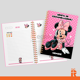 Libreta comunicación Jardin Minnie