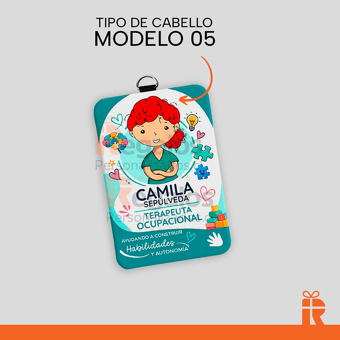 Porta credencial diseño T.O. mujer 6