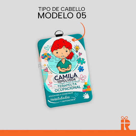 Porta credencial diseño T.O. mujer 6