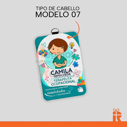 Porta credencial diseño T.O. mujer 8