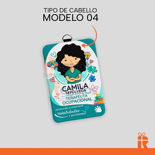 Porta credencial diseño T.O. mujer 5