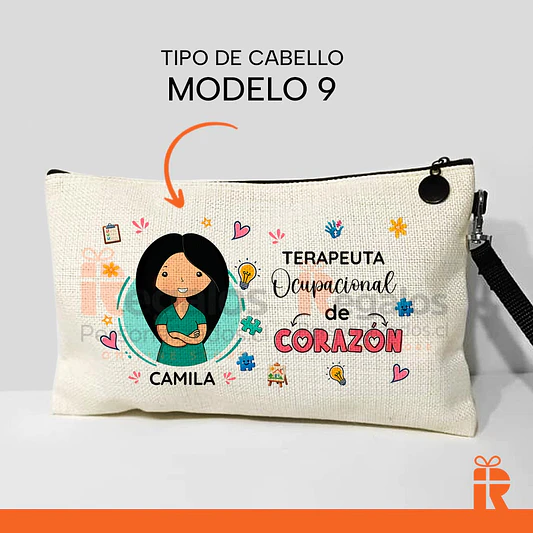 Estuche neceser diseño T.O. mujer 11