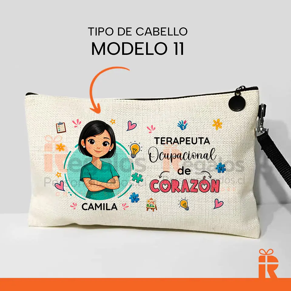 Estuche neceser diseño T.O. mujer 13