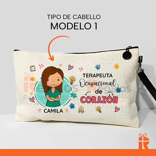 Estuche neceser diseño T.O. mujer 3