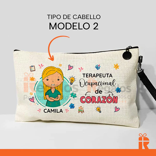 Estuche neceser diseño T.O. mujer 4