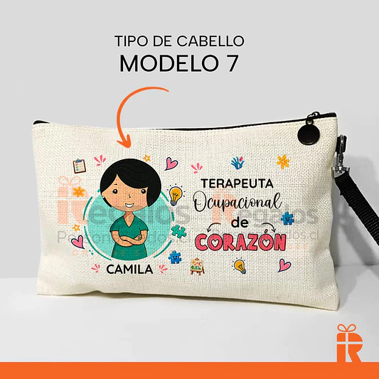 Estuche neceser diseño T.O. mujer 9