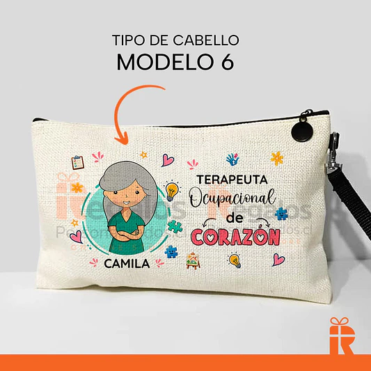 Estuche neceser diseño T.O. mujer 8