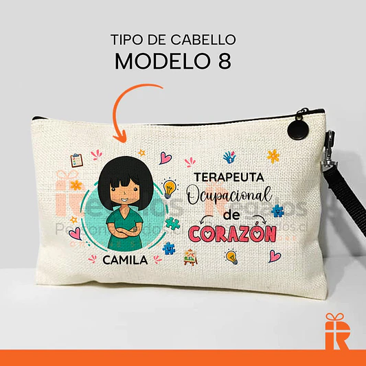 Estuche neceser diseño T.O. mujer 10