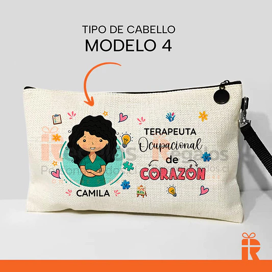 Estuche neceser diseño T.O. mujer 6