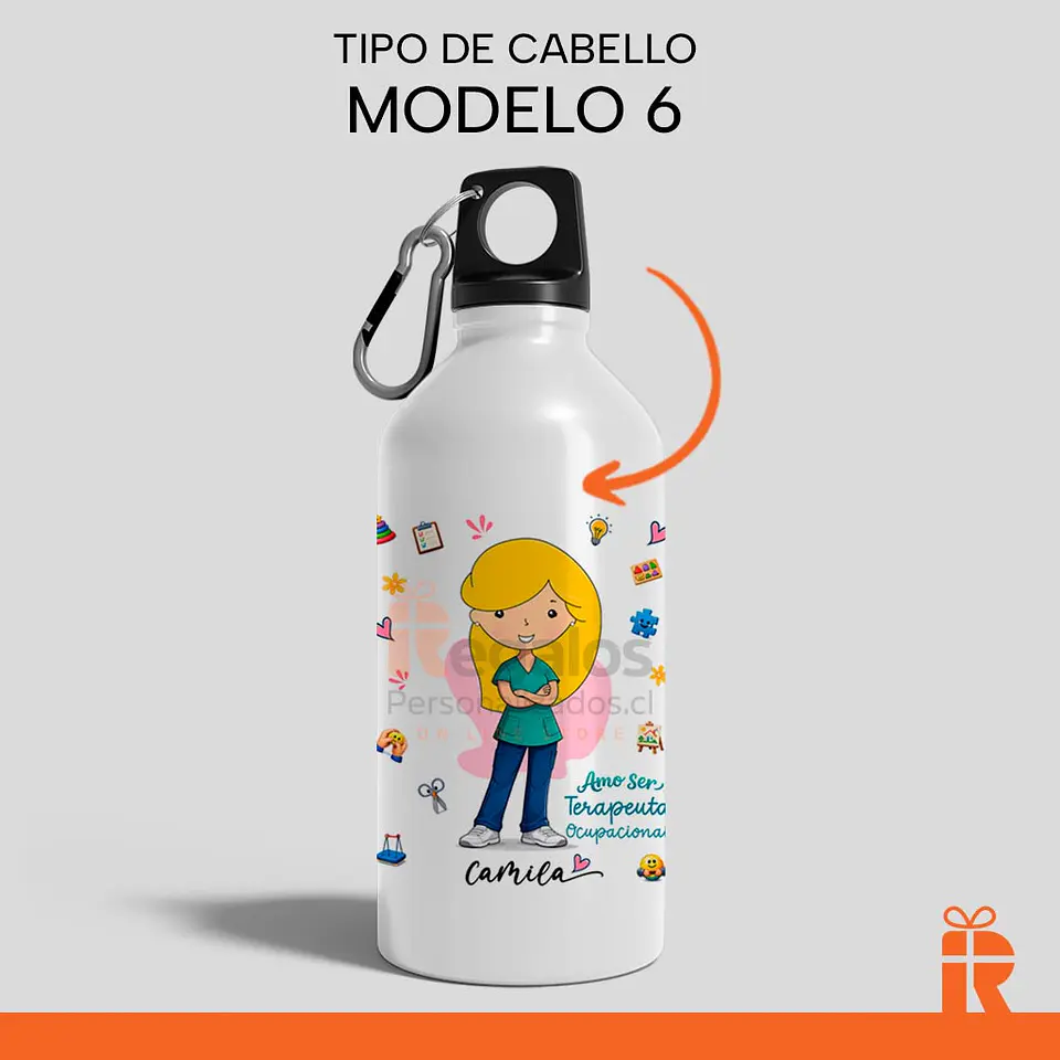 Botella diseño T.O. mujer 7