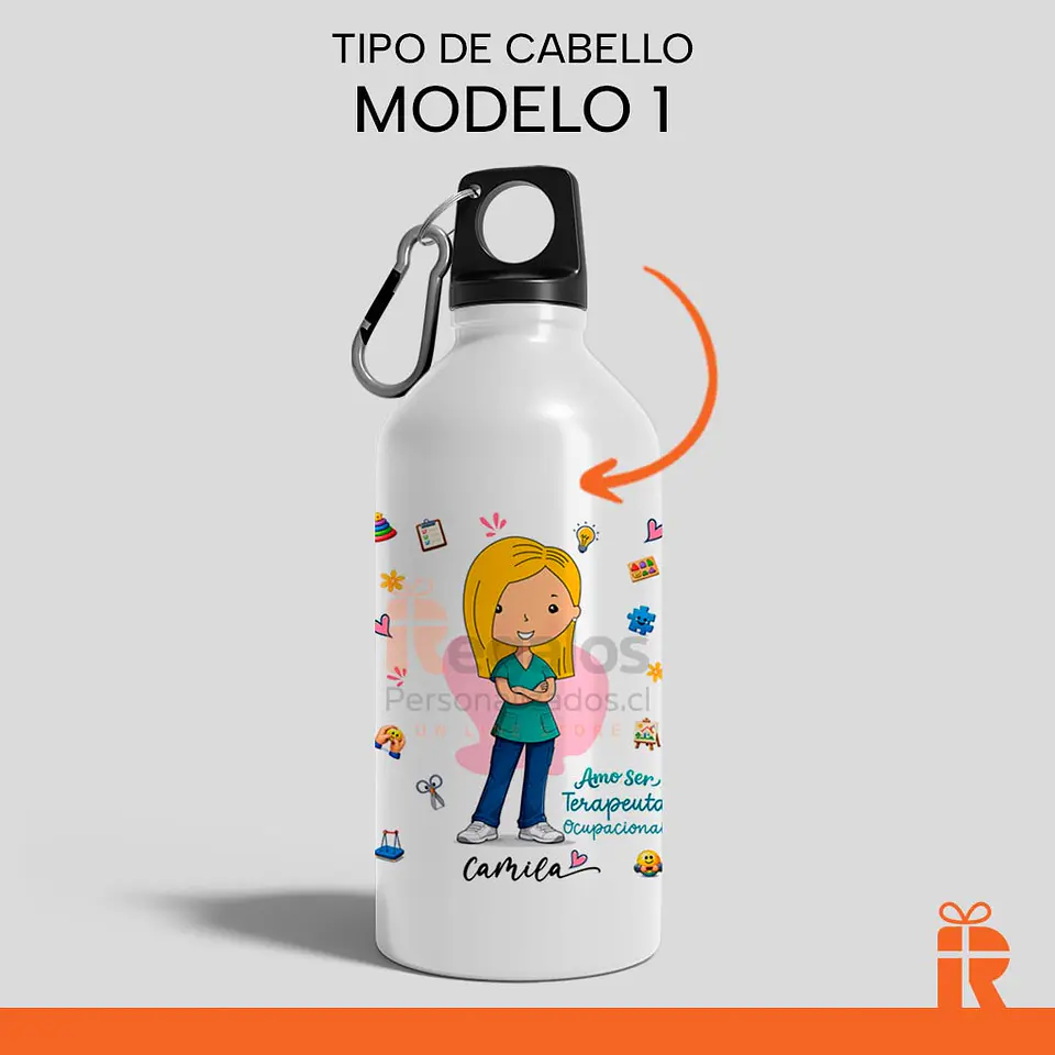 Botella diseño T.O. mujer 2