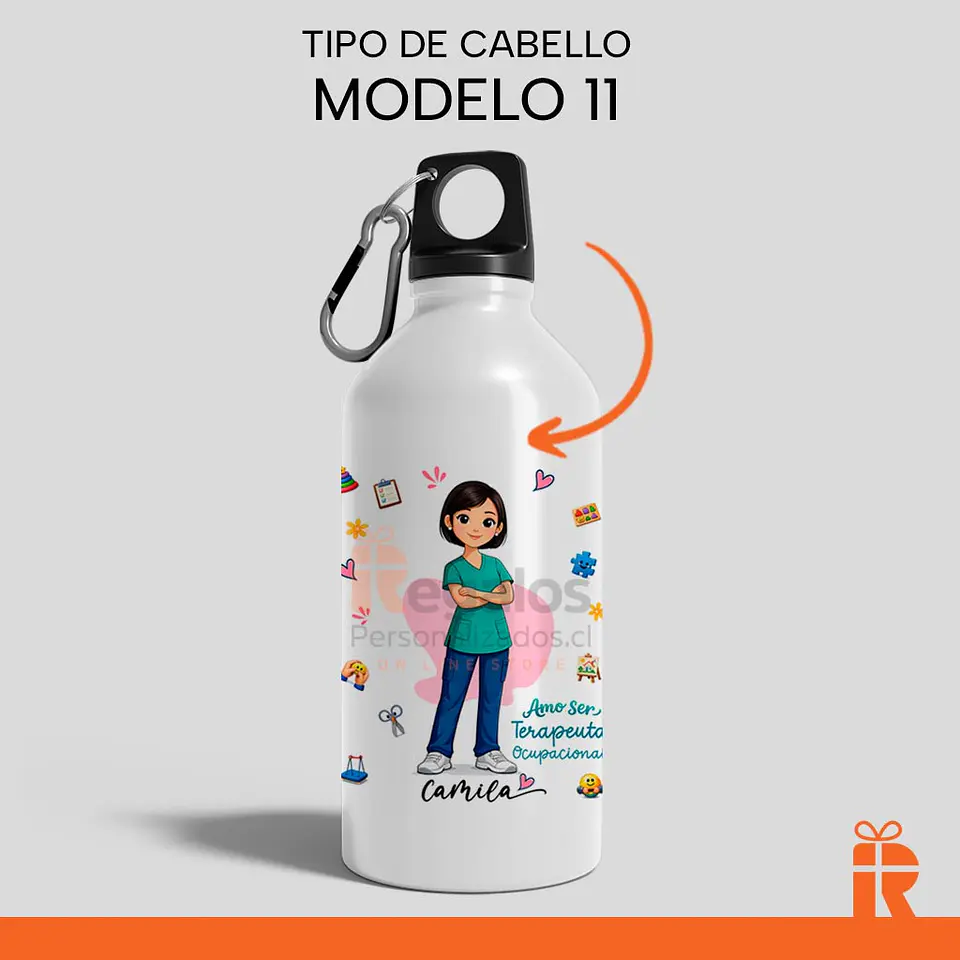 Botella diseño T.O. mujer 12