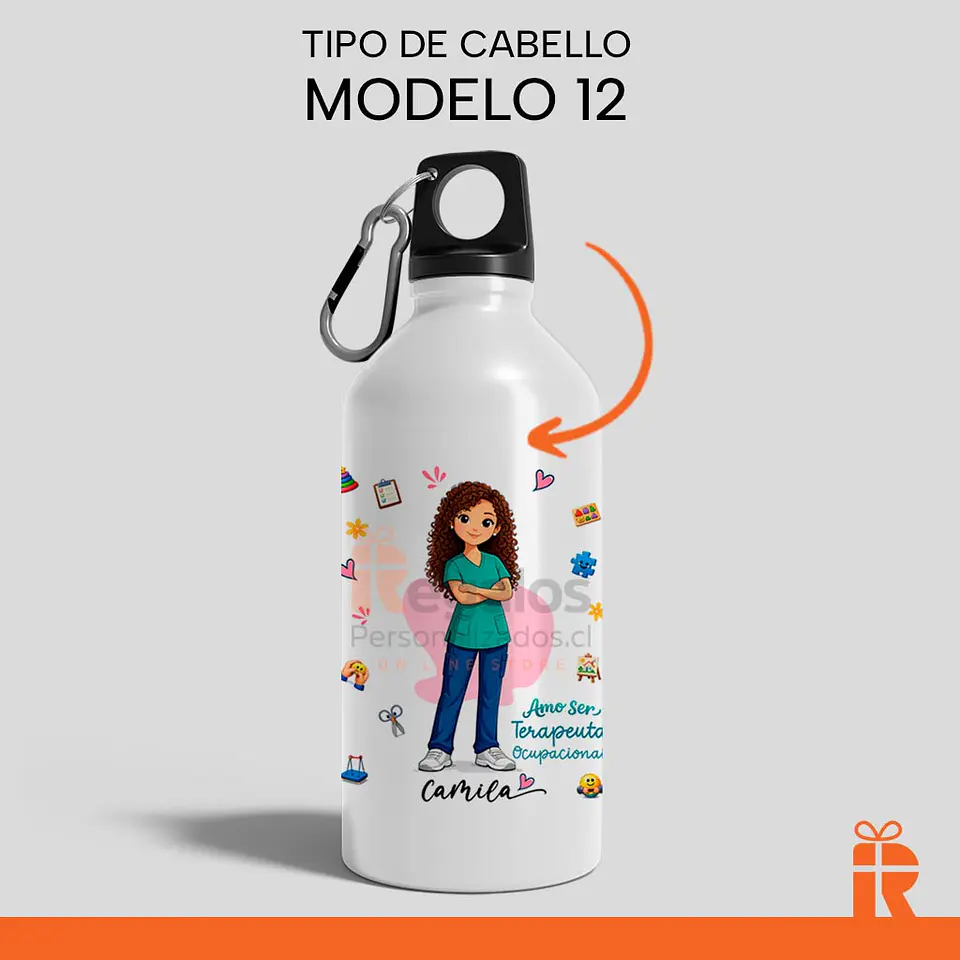 Botella diseño T.O. mujer 13