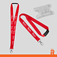 Lanyard rojo personalizado - Miniatura 2