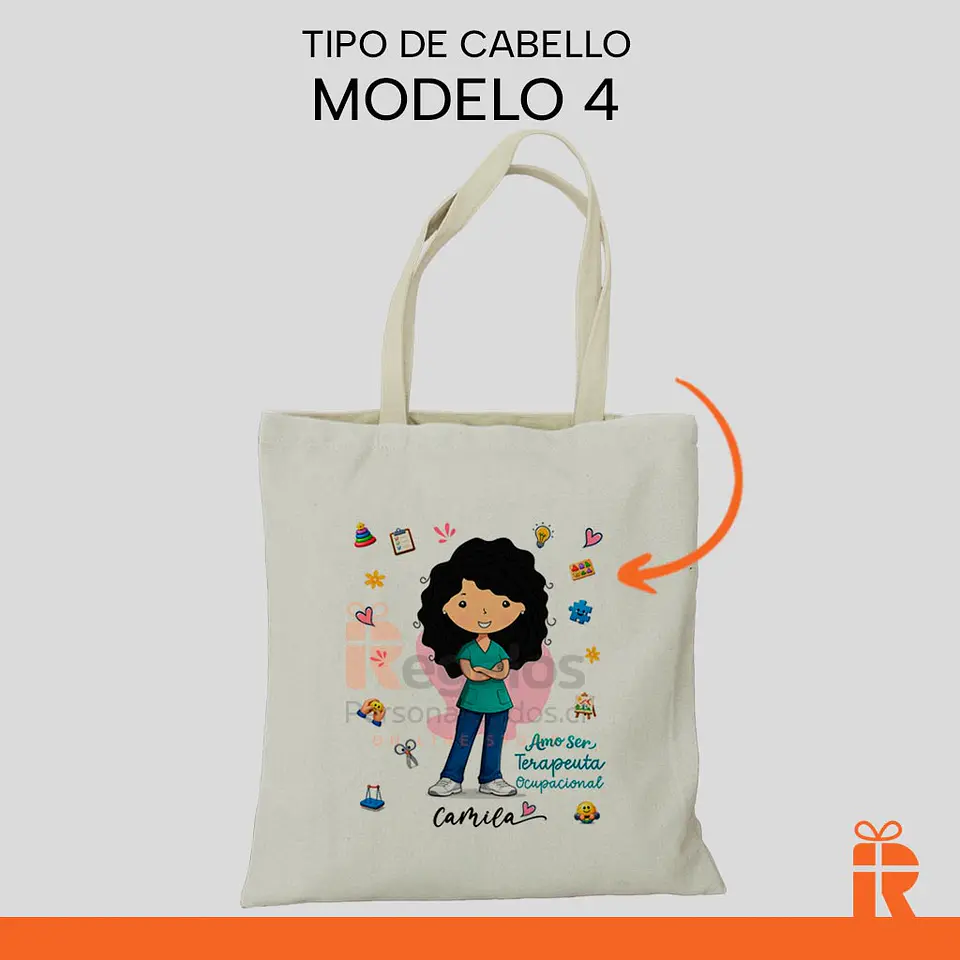 Bolsa tela diseño T.O. mujer 5
