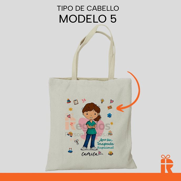 Bolsa tela diseño T.O. mujer 6