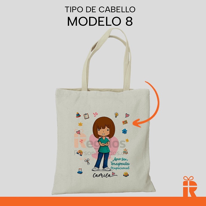 Bolsa tela diseño T.O. mujer 9