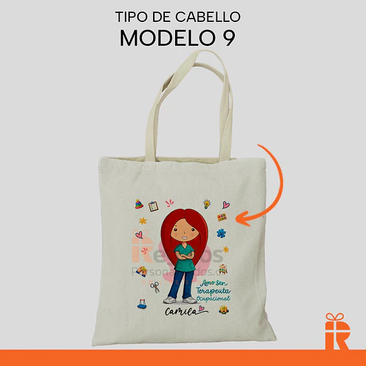Bolsa tela diseño T.O. mujer 10