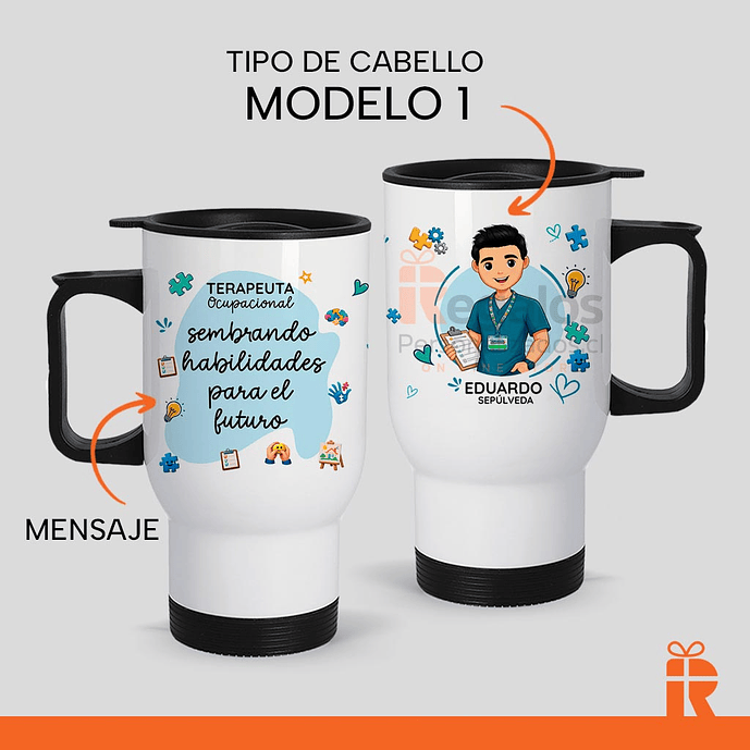 Mug térmico diseño T.O. Varón 2
