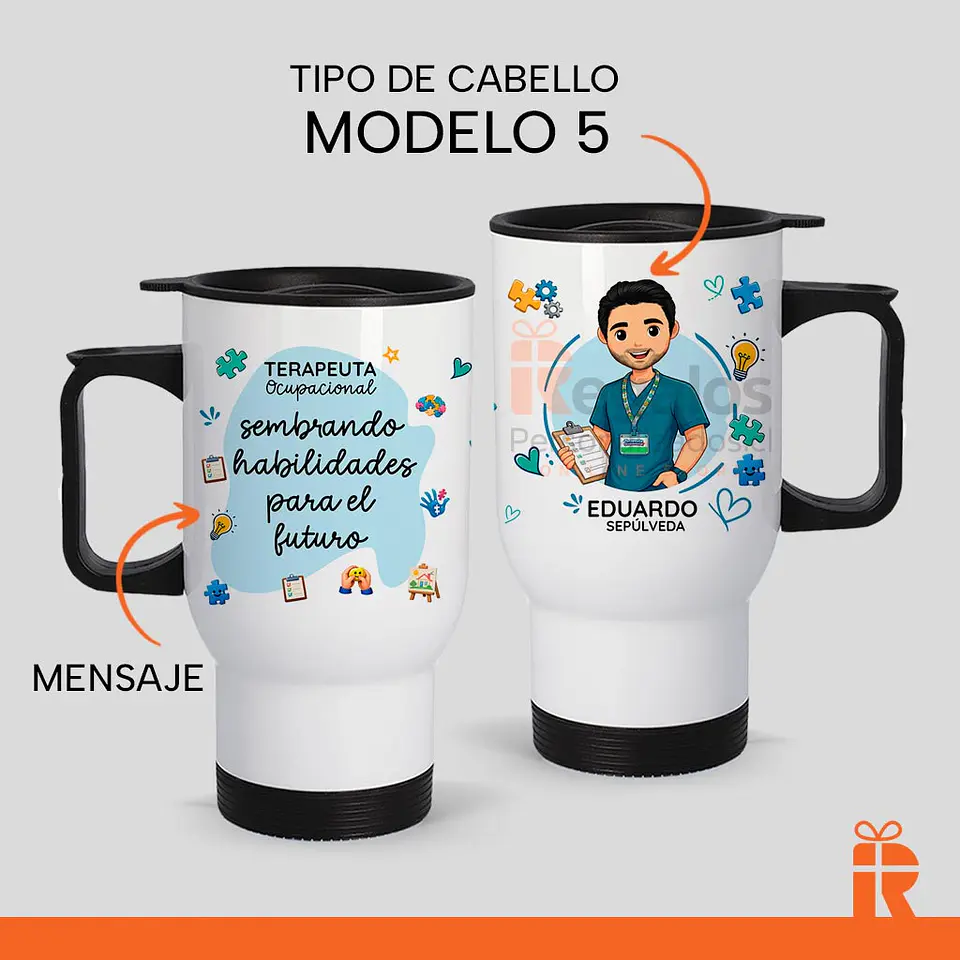 Mug térmico diseño T.O. Varón 6