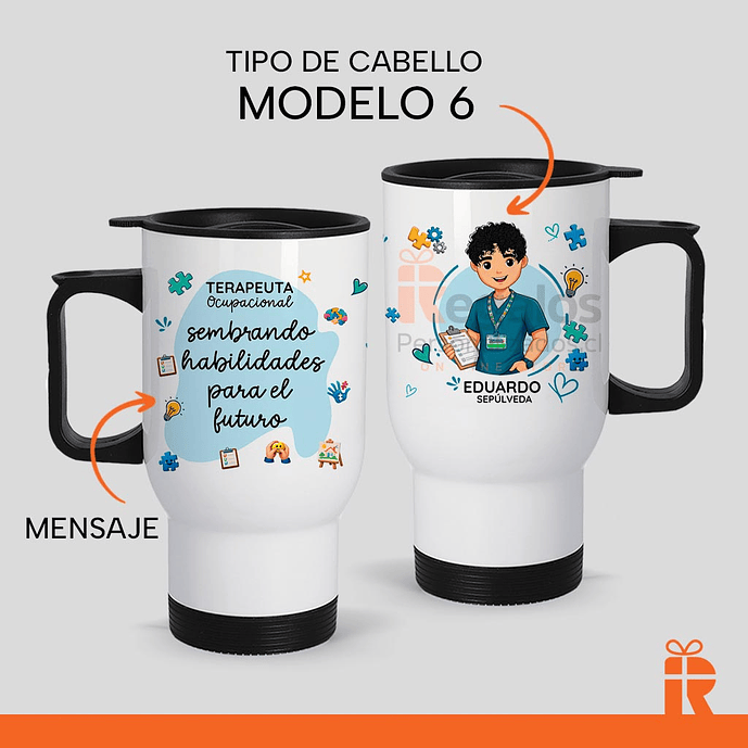Mug térmico diseño T.O. Varón 7