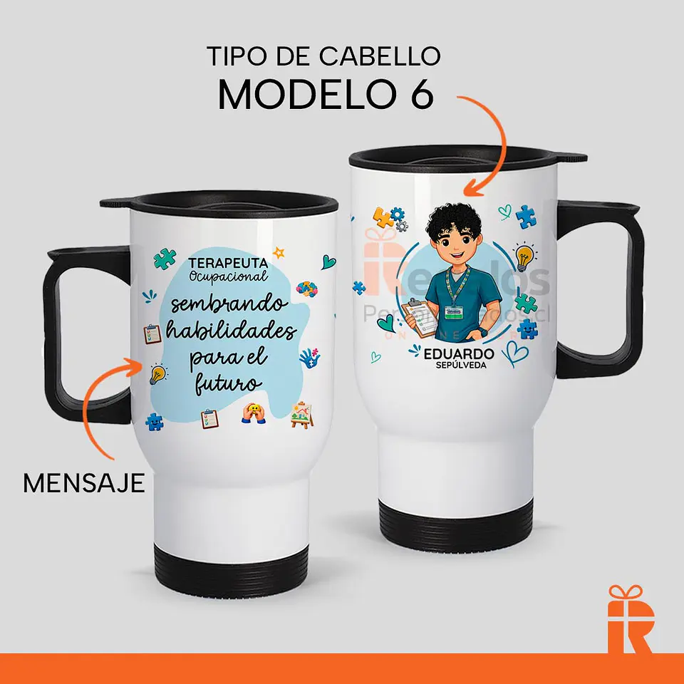 Mug térmico diseño T.O. Varón 7