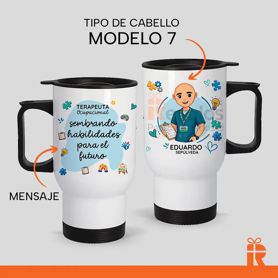 Mug térmico diseño T.O. Varón 8
