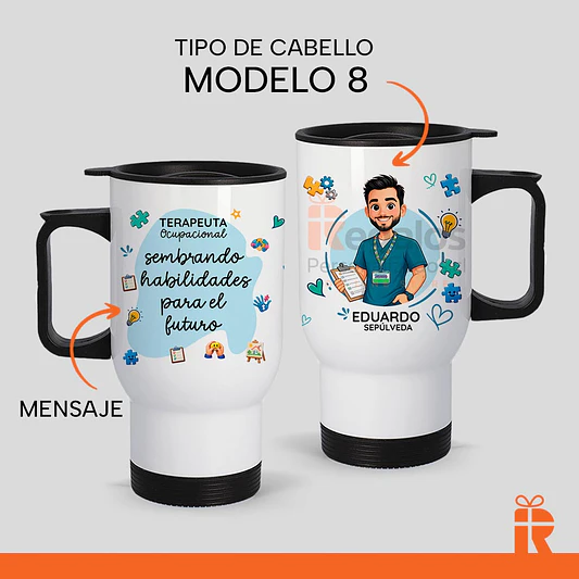 Mug térmico diseño T.O. Varón 9