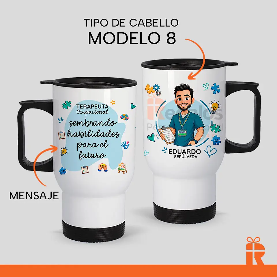 Mug térmico diseño T.O. Varón 9