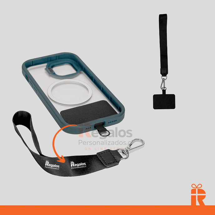 Lanyard portacelular corto personalizado 2
