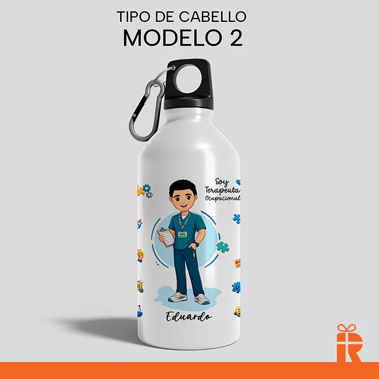 Botella diseño T.O. varón 3