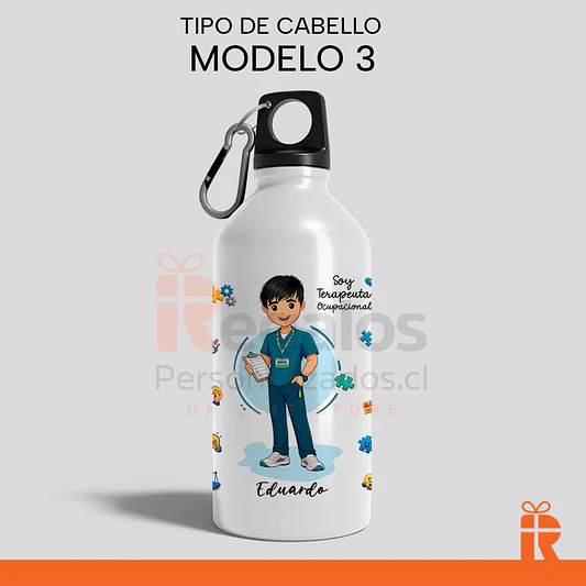 Botella diseño T.O. varón 4