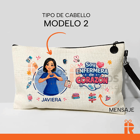 Estuche neceser diseño Enfermera 4