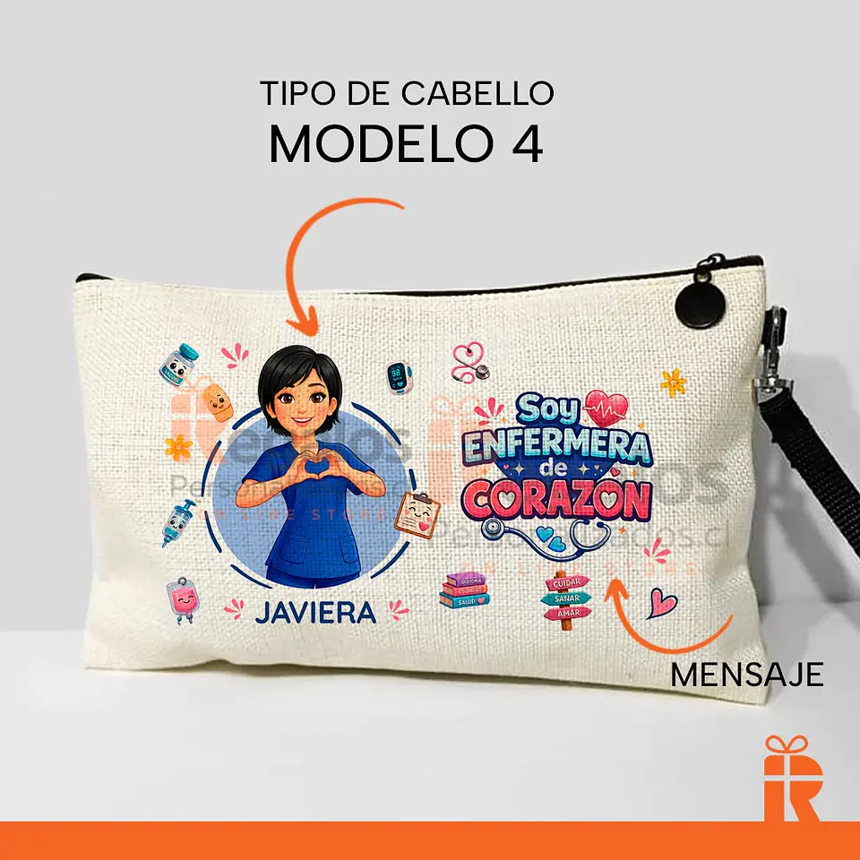 Estuche neceser diseño Enfermera 6