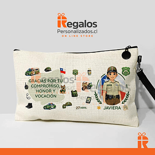 Estuche neceser diseño carabinera