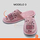 Pantuflas simples rosadas diseños mamá - Miniatura 4