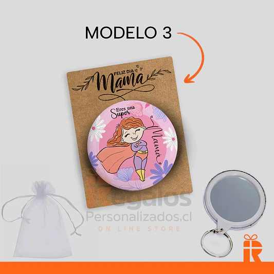 Llavero espejo diseño dia de la madre 4