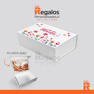 Caja premium para regalo 20x14 diseño dia de la madre