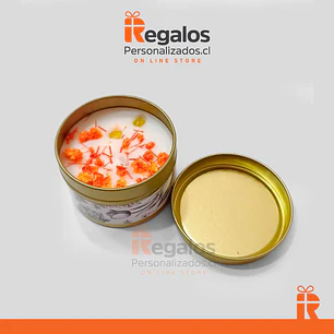 Vela en latita metálica