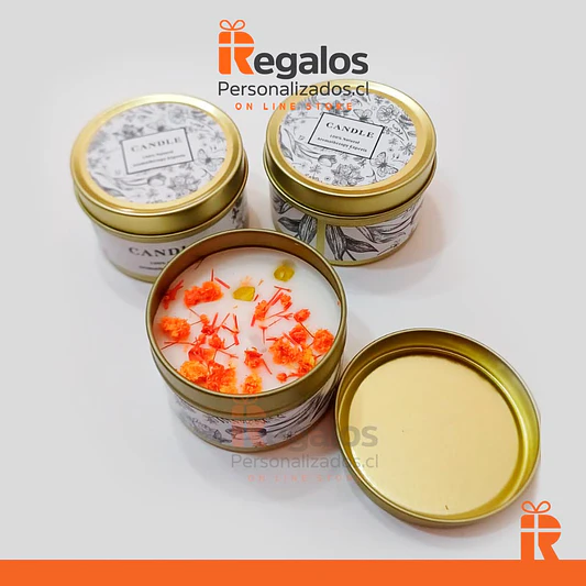 Vela en latita metálica 2