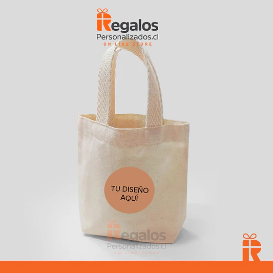 Mini bolsa algodón personalizada 2