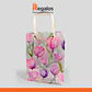 Bolsa para regalo diseño flores - Miniatura 1