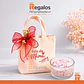 Bolsa de algodón + vela diseño mamá - Miniatura 2
